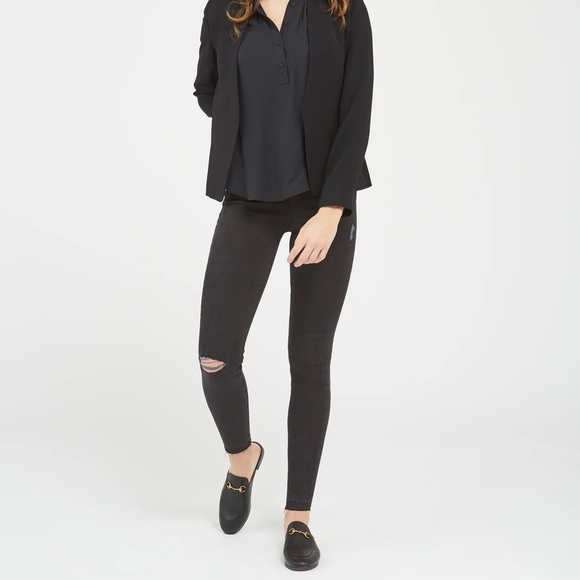 Spanx Vintage Distressed Ankle Skinny Jeans size XL - Picture 12 of 12